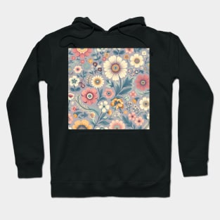 Purple Floral Hoodie